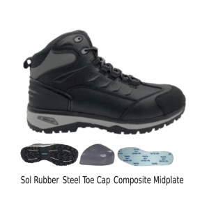 Eurostat safety shoes tahan panas anti slip paku esd static